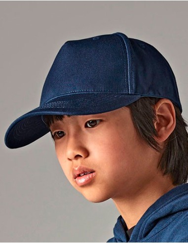 B-B63NB-Junior Organic Cotton 5 Panel Cap